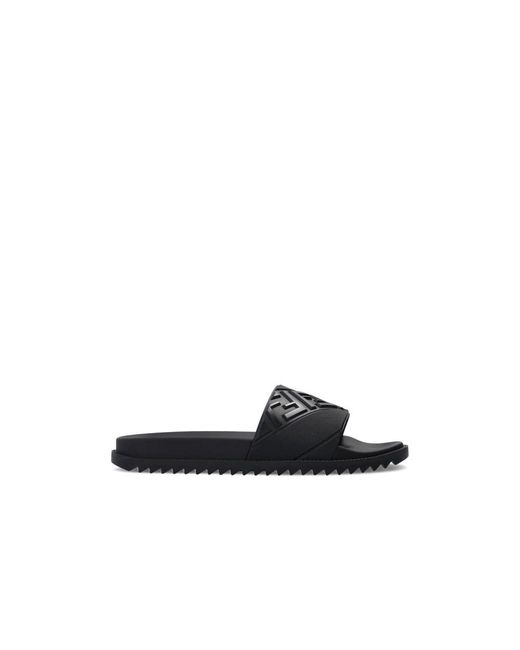 Fendi Blue Sliders for men