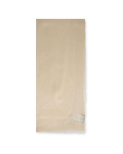 Alberta Ferretti Natural Winter Scarves