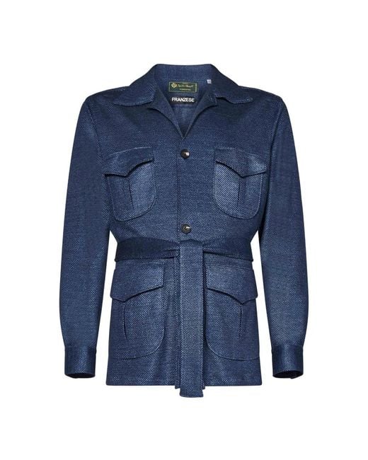 Franzese Collection Light Jackets in het Blue voor heren