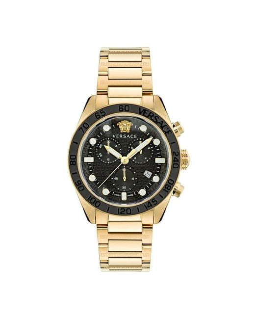 Versace Metallic Watches for men