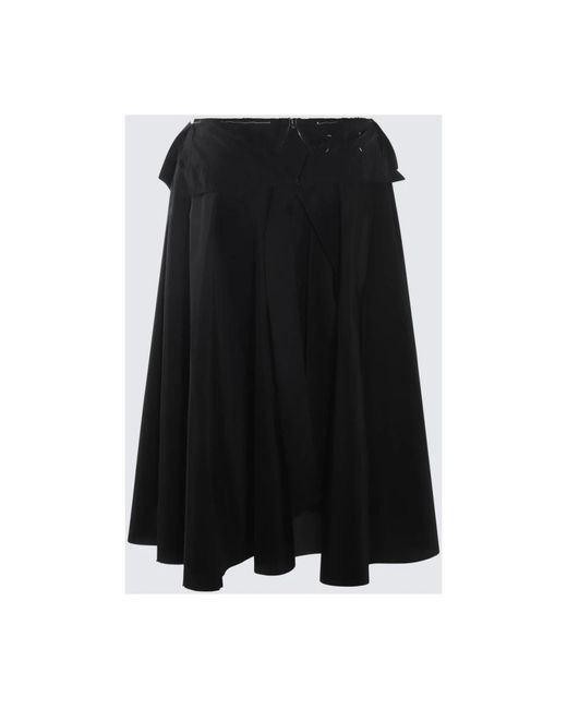 Maison Margiela Black Midi Skirts