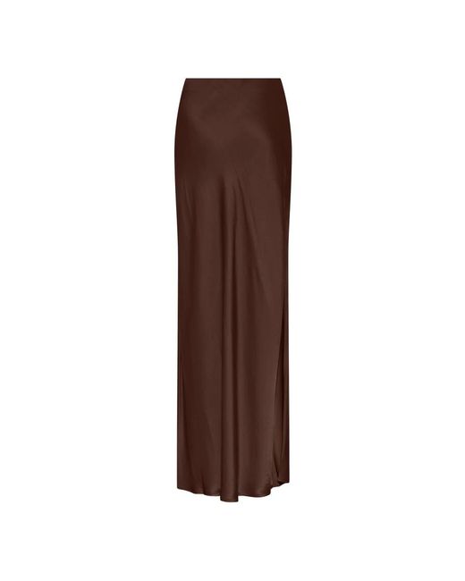 Bruuns Bazaar Maxi Rokken in het Brown