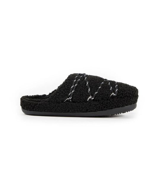 Moon Boot Black Slippers
