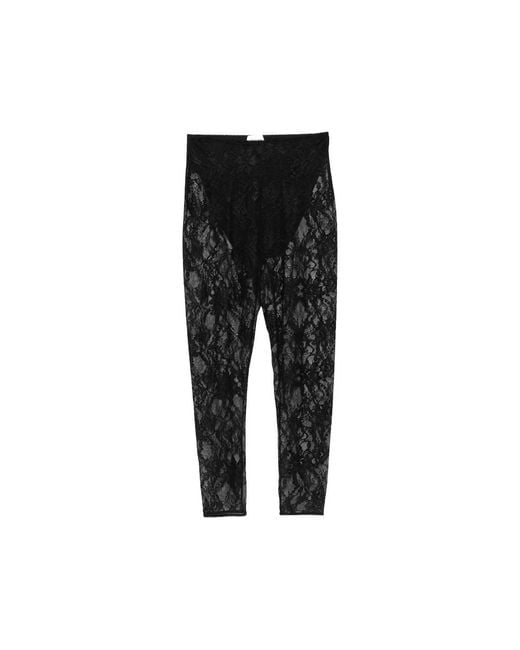 ANDAMANE Black Slim-Fit Trousers