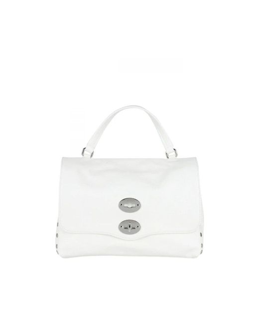 Zanellato White Weiße lederhandtasche elegant und vielseitig