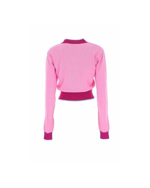 Versace Jeans Couture Pink Sweaters
