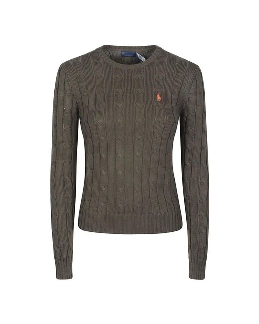 Polo Ralph Lauren Gray Round-Neck Knitwear
