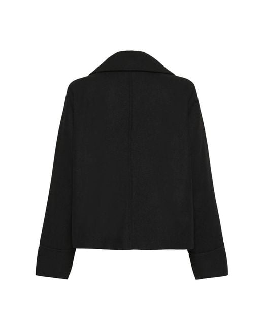 Kaffe Double-Breasted Coats in het Black