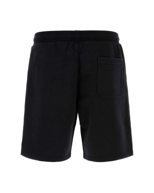 AMI Black Casual Shorts for men