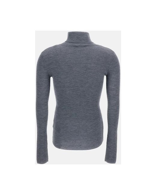 Elisabetta Franchi Blue Turtlenecks