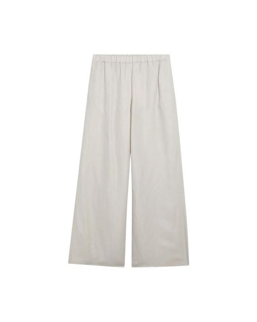 Max Mara Gray Wide Trousers