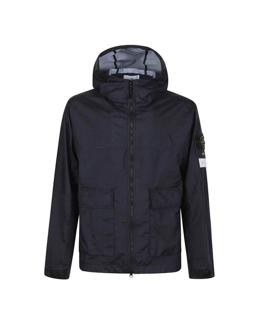 Light Jackets Stone Island de hombre de color Blue