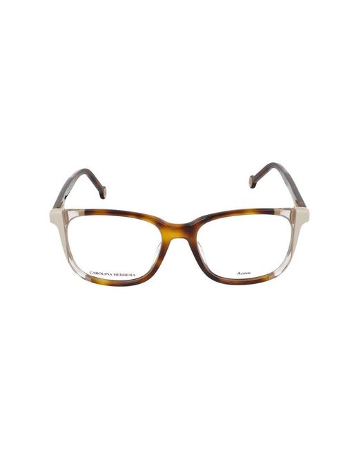 Carolina Herrera Brown Glasses