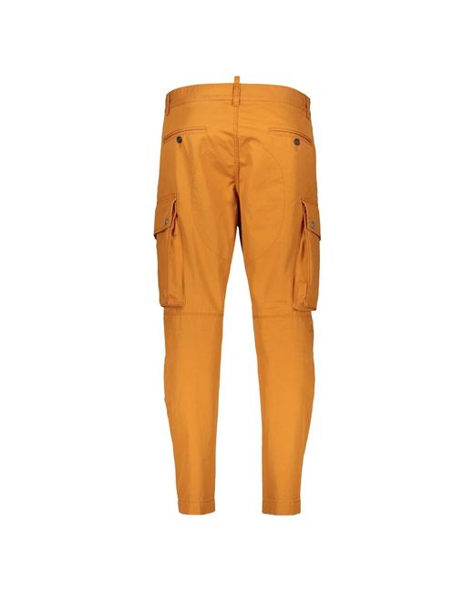 Slim-Fit Trousers DSquared² de hombre de color Orange