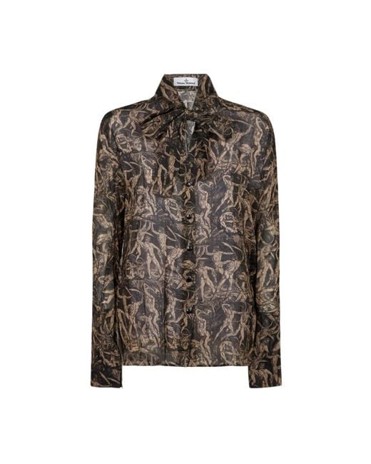 Blouses & shirts > shirts Vivienne Westwood en coloris Brown