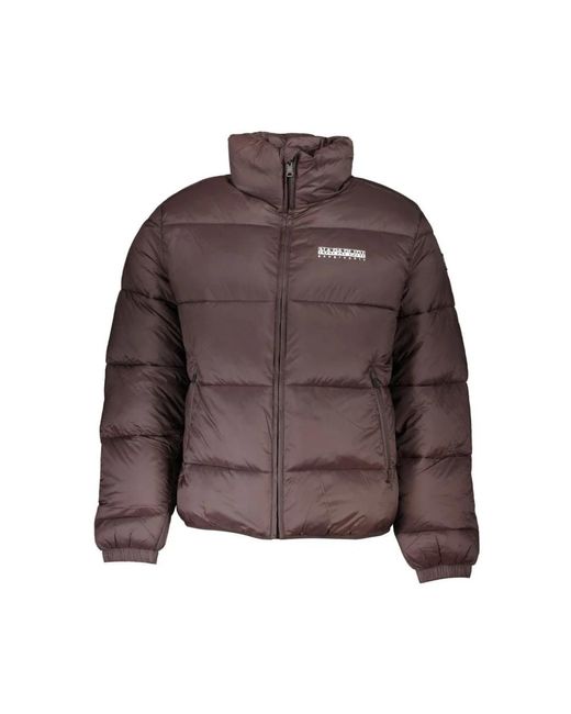Napapijri Elegante material jacke in Brown für Herren
