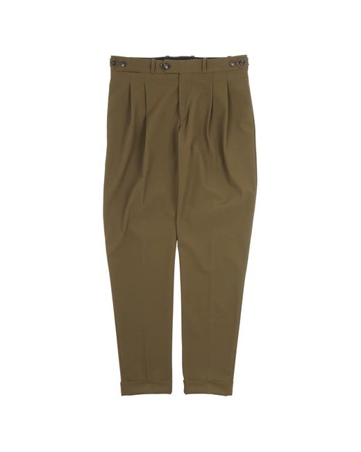 Rrd Green Cropped Trousers for men
