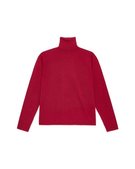 Turtlenecks Maliparmi de color Red