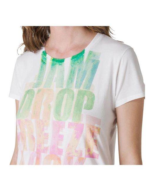 Tops > t-shirts Deha en coloris Green