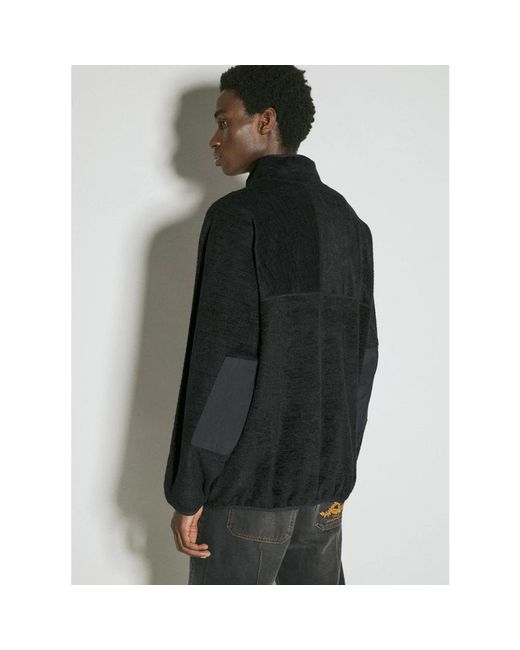 Comme des Garçons Fleece half-button sweatshirt in Black für Herren