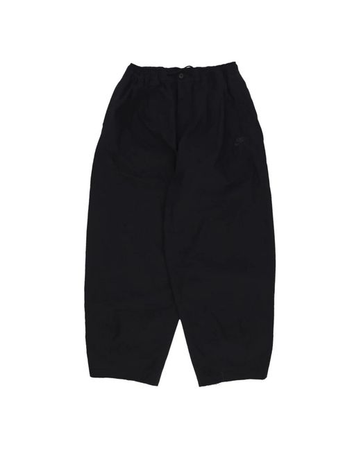 Wide Trousers di Nike in Black da Uomo