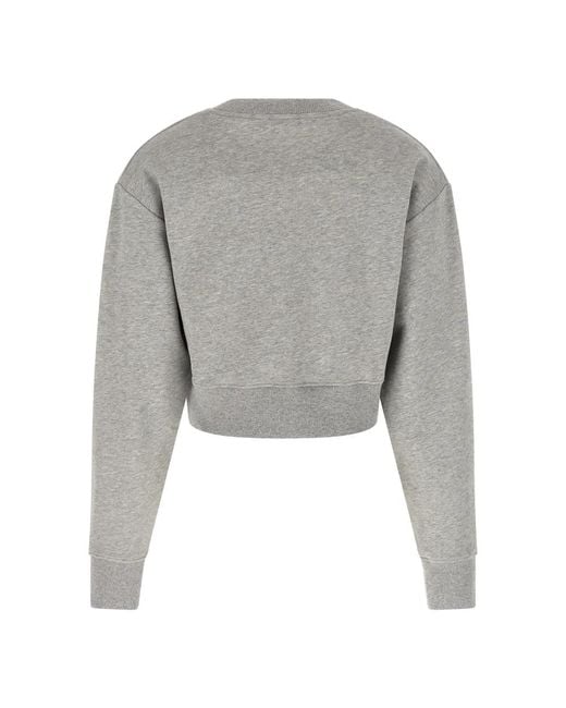 Balmain Gray Sweatshirts