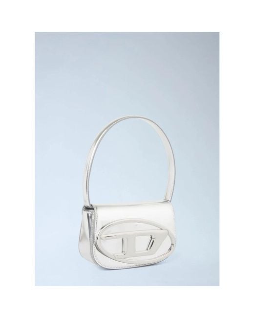DIESEL Gray Shoulder Bags