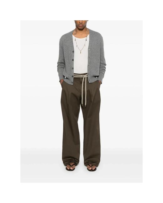 Laneus Brown Wide Trousers