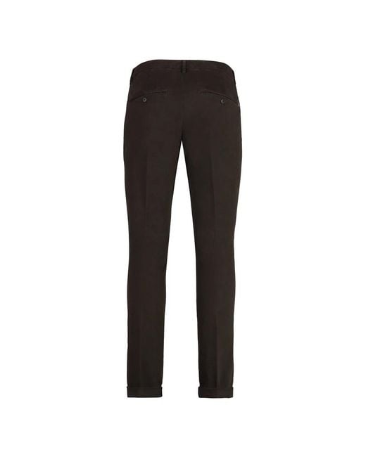 Dondup Black Chinos for men