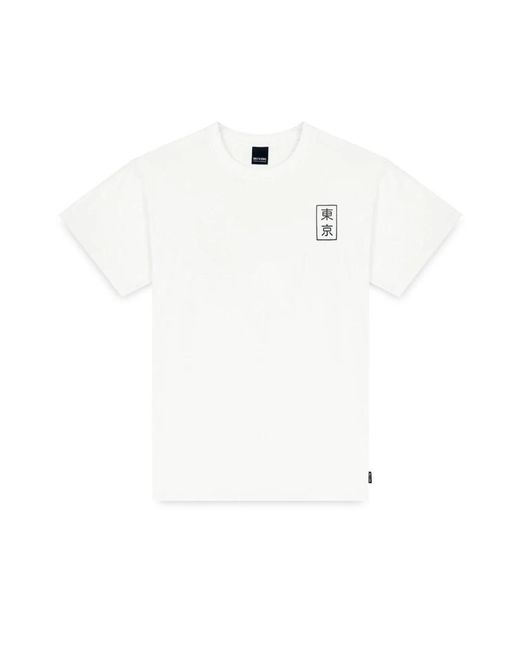 Only & Sons Locker geschnittenes japanisches kurzarm-t-shirt in White für Herren