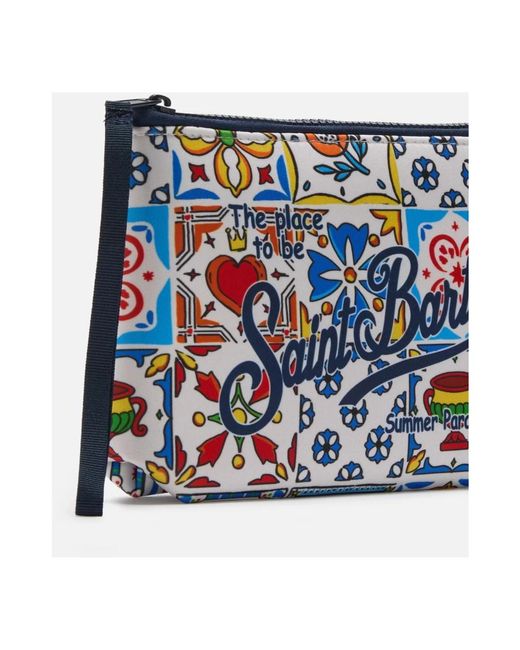 Mc2 Saint Barth Blue Clutches