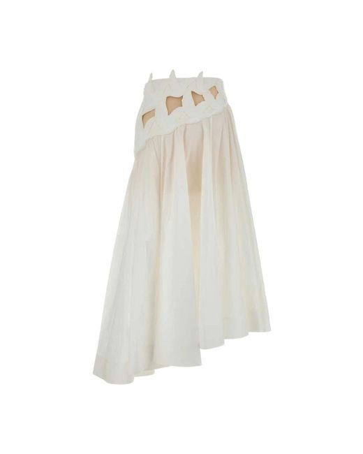 Zimmermann White Midi Skirts