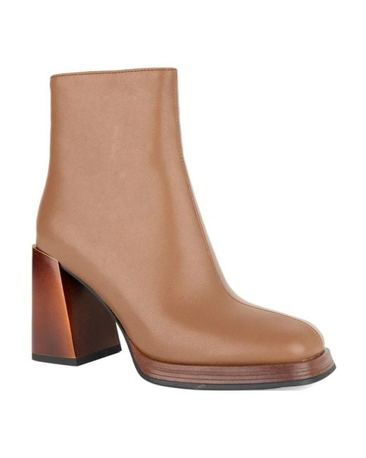 Linda Baumann Brown Heeled Boots