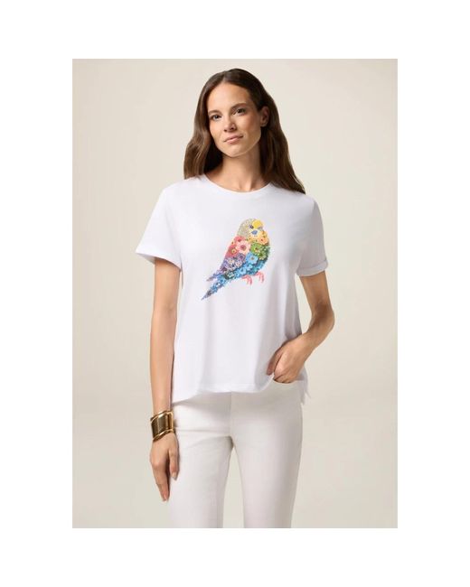 T-Shirts Oltre de color White