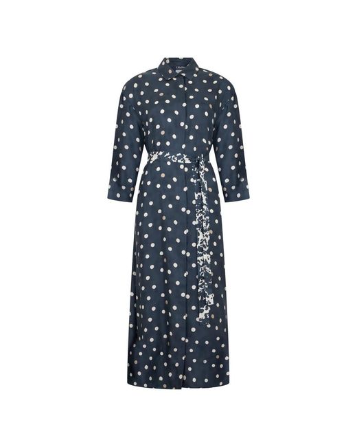 Max Mara Blue Shirt Dresses