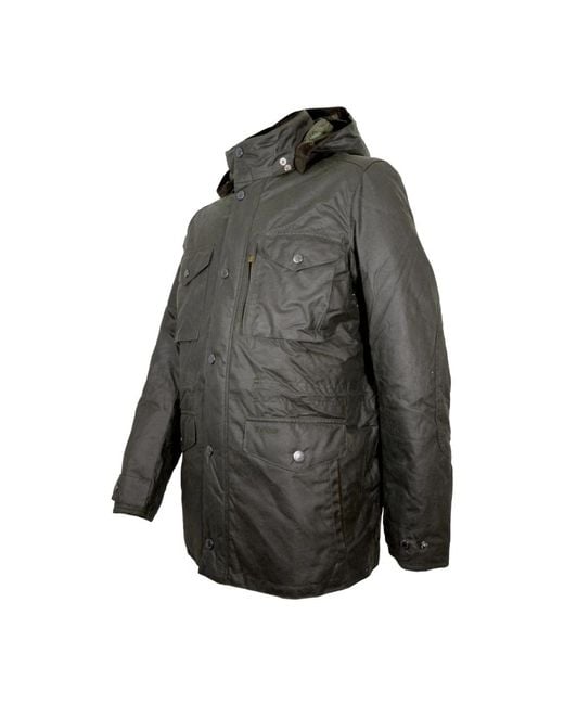 Barbour Black Winter Jackets for men