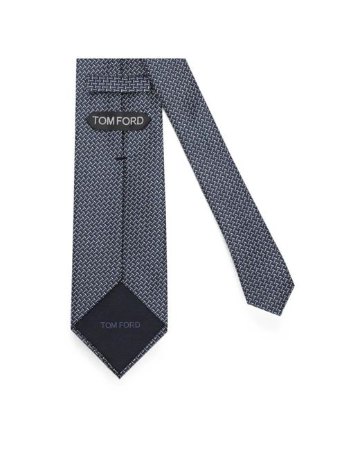 Ties Tom Ford de hombre de color Blue