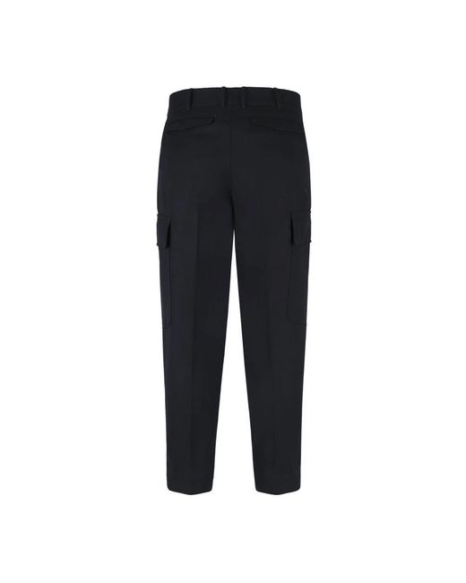 PT01 Black Straight Trousers for men