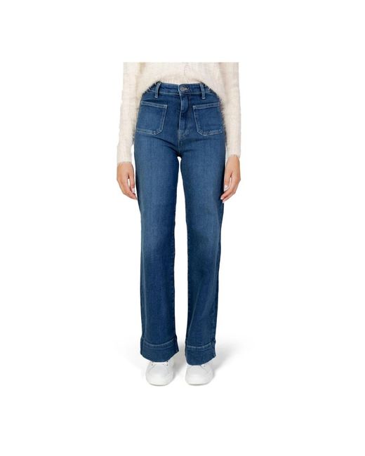 Gas Blue Straight Jeans