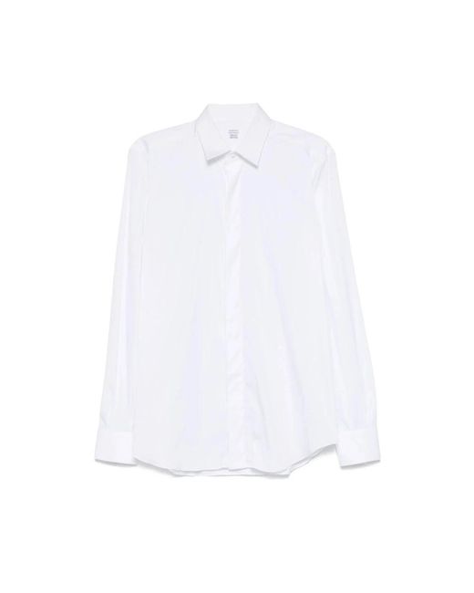 Mazzarelli White Formal Shirts for men
