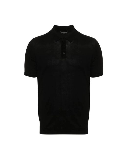 Roberto Collina Nero ss24 t-shirts & polos in Black für Herren