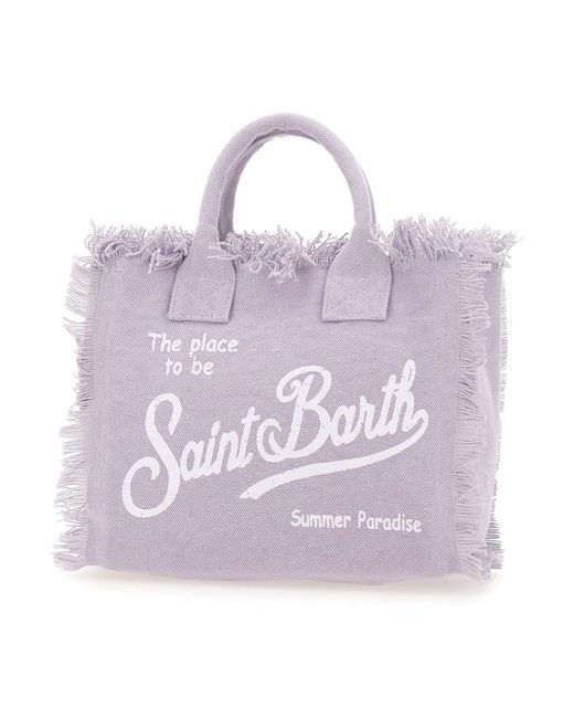 Mc2 Saint Barth Purple Tote Bags