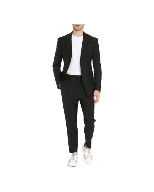 Prada Jassen ,Zwart ,Wol Enkelrijige Blazer Van Mohair En Wol in het Black voor heren