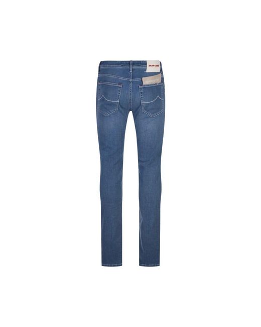 Jacob Cohen Blaue Hose Mit Baumwollmischung in Blue für Herren