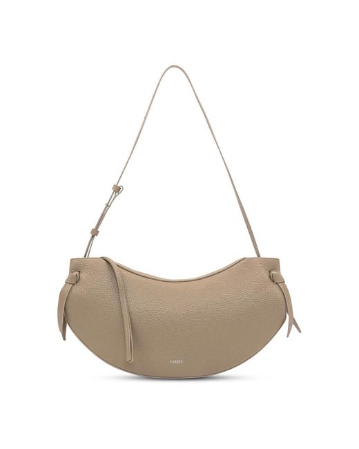 Yuzefi Gray Stilvolle Schultertasche Mit Reißverschluss