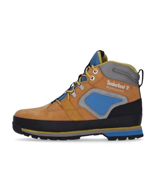 Timberland Blue Lace-Up Boots for men