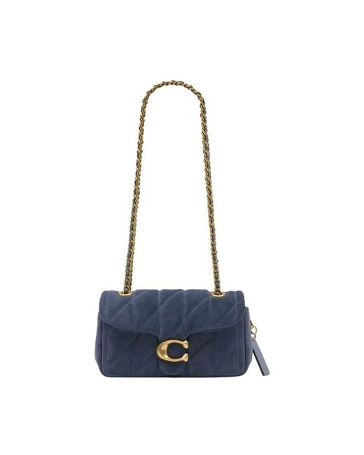COACH Blue Shoulder Bags
