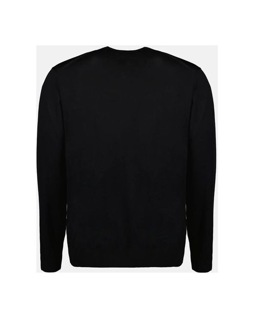 Prada Wollpullover mit rundhalsausschnitt in Black für Herren
