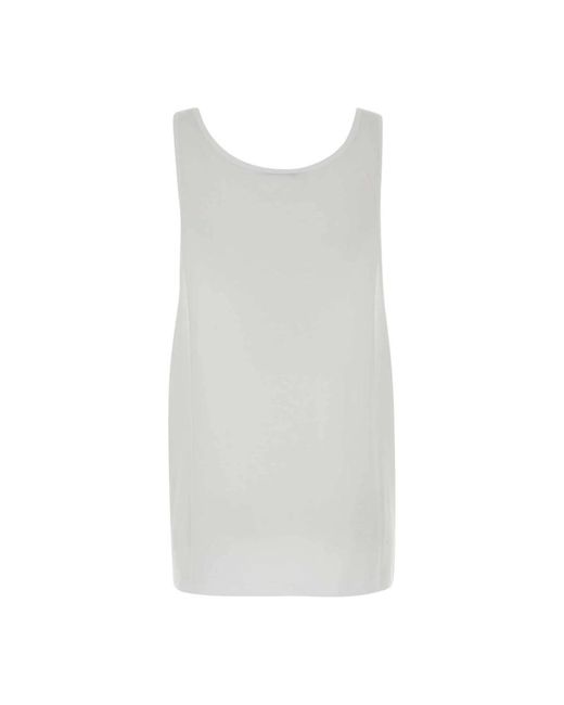 Stella McCartney Gray Sleeveless Tops