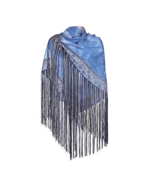 Pierre Louis Mascia Blue Silk Scarves
